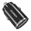 73097 3 choetech tc0006 nabijacka do auta 1x usb a 1x usb c 30w pd 3 0 cierna