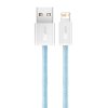 66398 3 kabel baseus dynamic usb na lightning 2 4 a 1 m modry