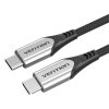 84956 2 vention taahf usb c to usb c 60w 1m usb cable gray