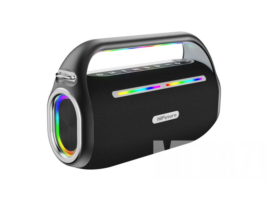 HiFuture Music Box 100 Bluetooth reproduktor + 2 mikrofóny (čierny)