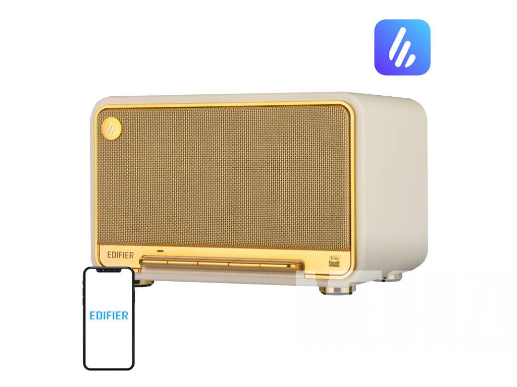 Reproduktor Edifier Bluetooth D32 (bielo-zlatý) (Wybierz wariant Głośnik Bluetooth Edifier D32 (biało-złoty))