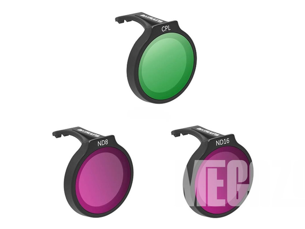 SUNNYLIFE set of three filters for DJI Neo CPL+ND8+ND16 (Wybierz wariant Zestaw trzech filtrów SUNNYLIFE do DJI Neo CPL+ND8+ND16)