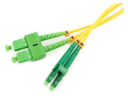 patchcord a b swiatlowodowy sm 05m duplex 9 125 sc apc lc apc a mini