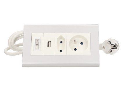 przedluzacz biurkowy z wylacznikiem z or ae 1328 2x250v ac i usb mini