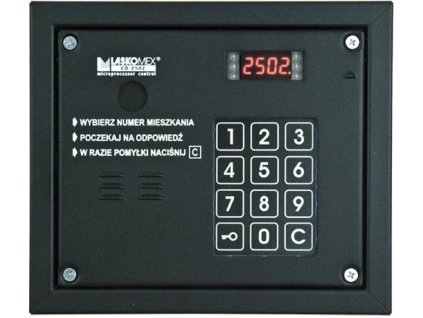 laskomex cp2503r czarna panel audio z czytnikiem kluczy rfid 1556106687