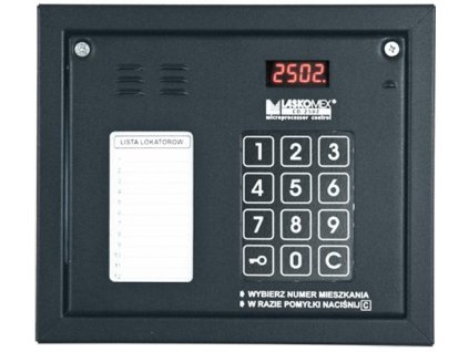 laskomex cp2502nr czarny panel audio z mini list lokatorw i z czytnikiem kluczy rfid 1556102170