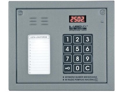 laskomex cp2502nr srebrny panel audio z mini list lokatorw i z czytnikiem kluczy rfid 1556104978