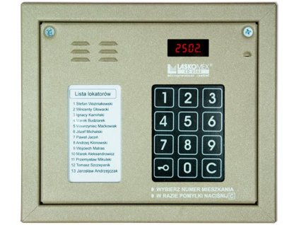 laskomex cp2502nr beowy panel audio z mini list lokatorw i z czytnikiem kluczy rfid 1556104313