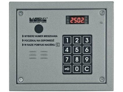 laskomex cp2503r srebrny panel audio z czytnikiem kluczy rfid 1556108754