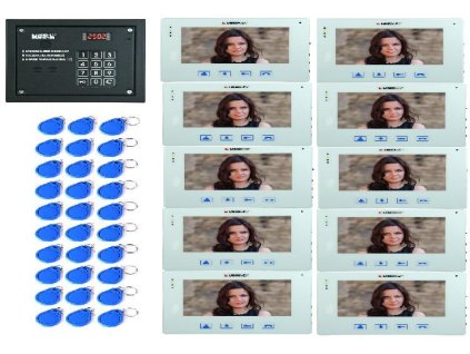 laskomex system wideodomofonu 10 lakatorw 1 wejcie czytnik rfid 1558701289