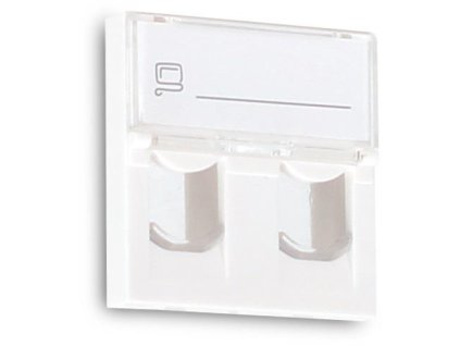 adapter getfort 2 mod 2xrj45 mosaic 45x45mm 1582882548