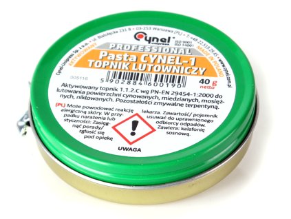pasta lutownicza cynel1 40g do lutowania mikkiego 88ca150854478