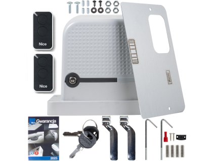 zestaw nice robo 600 do bram przesuwnych bez fotokomrek 773f490147742