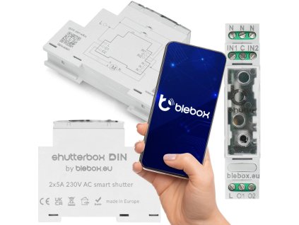 blebox shutterbox din steronik roletowy na szyn din e43b5deda42e4