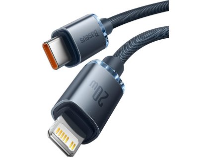 kabel usbc lightning iphone baseus crystal cajy000301 2m 20w pd quick charging oplot premium 749842dd18ca8