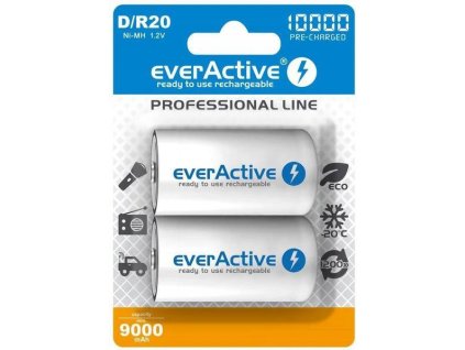 box 2 szt akumulatorki d r20 everactive nimh 10000 mah de7d0b22c74f8