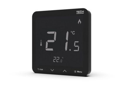 bezprzewodowy regulator pokojowy czarny r8s plus tech sterowniki d3b596fb78e41