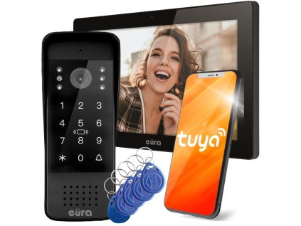 wideodomofon eura vdp86a3 monitor 10 czarny tuya 7cd670412f908