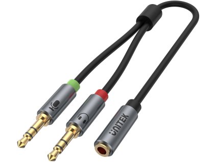 adapter unitek yc957abk minijack 35mm f 2x 35mm m ae799c22f5dbc