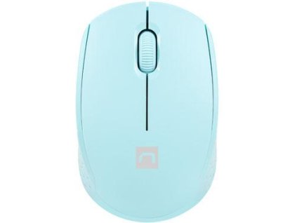 mysz natec stork bezprzewodowa 1600dpi niebieska optyczna usb 1b84a71177535