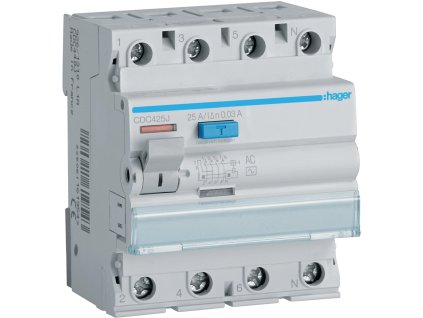 wycznik rnicowoprdowy 3p n 25a 30ma 6ka ac hager cdc425j 269bce9fcb35f