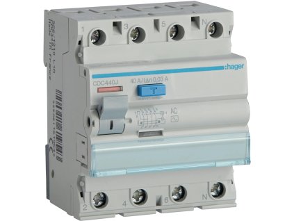 wycznik rnicowoprdowy 3p n 40a 30ma 6ka ac hager cdc440j 25b5c8d07896c
