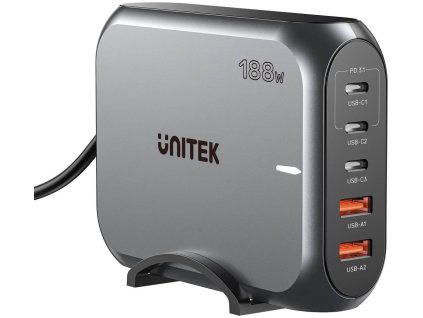unitek szybka adowarka sieciowa 2xusba 3xusbc gan 188w 8d68bf1951ce0