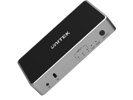 unitek przecznik sygnau hdmi 14b 3 in1 out 4k fcb6ae40471a1