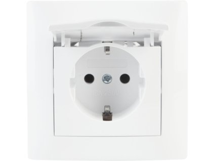 gniazdo z klapk typ schuko vcx lc 18 biay 5e59abb0c8353