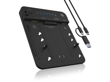 stacja klonujca i dokujca icybox ib2913mclc31 dla m2 nvme ssd i hdd 3683ad0794672