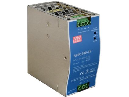 zasilacz impulsowy na szyn din mean well ndr24048 48v240w5a a97c749ecef11