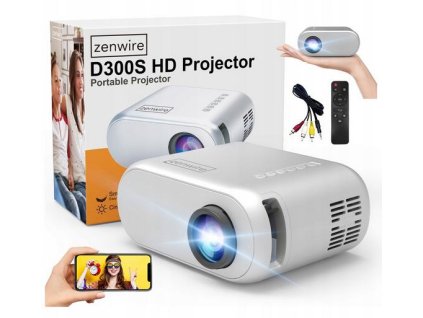 mini projektor zenwire d300s przenony rzutnik wifi full hd ebb17f30ccb77