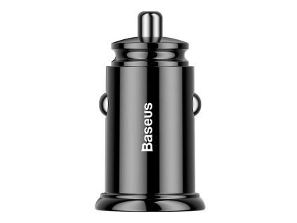 Baseus Circular PD QC4.0+ 5A 30W nabíjačka do auta (čierna)