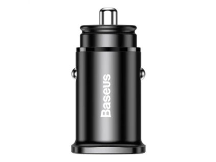 Baseus Square PPS QC4.0 / PD3.0 5A 30W nabíjačka do auta (čierna)
