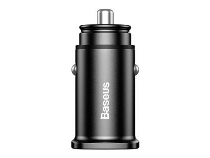 Baseus Square 2xUSB QC3.0 5A 30W nabíjačka do auta (čierna)