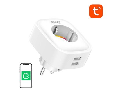Inteligentná zástrčka WiFi Gosund SP112 2xUSB, 16A, Tuya