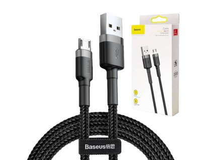 Kábel USB na Micro USB Baseus Cafule 2A 3 m (čierny/sivý)