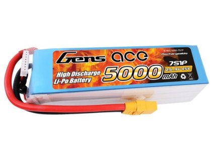 Batéria Gens Ace 5000mAh 25,9V 45C 7S1P XT90
