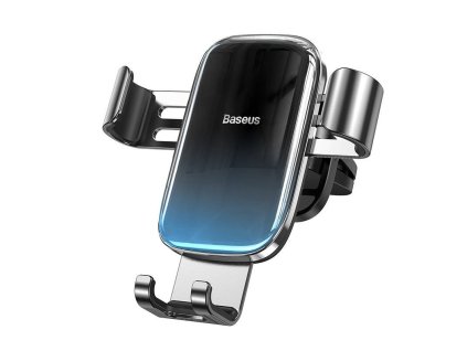 Baseus Glaze gravitačný držiak do auta pre ventilačnú mriežku, hliník (čierny)
