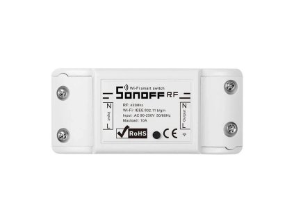 Inteligentný prepínač WiFi + RF 433 Sonoff RF R2 (NOVINKA)