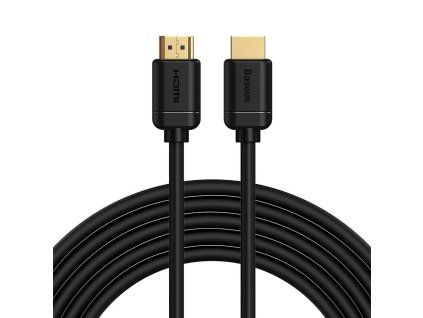 Baseus 2x kábel HDMI 2.0 4K 30Hz, 3D, HDR, 18 Gb/s, 5 m (čierny)