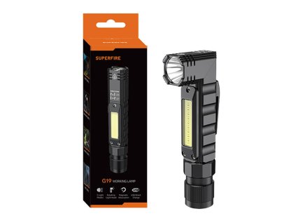 Multifunkčná baterka Superfire G19, 200lm, USB