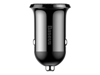 Baseus Grain Pro 2x USB 4,8A nabíjačka do auta (čierna)
