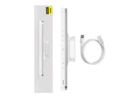 Baseus Magnetic Stepless Pro, s dotykovým panelom (biely)