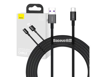 Kábel Baseus Superior Series USB na USB-C, 66 W, 2 m (čierny)