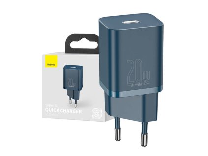 Sieťová nabíjačka Baseus Super Si Quick Charger 1C 20W (modrá)