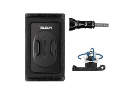 Súprava na uchytenie popruhu na batoh Telesin s 360° J-háčikom pre GoPro/Osmo Action (GP-BPM-005)