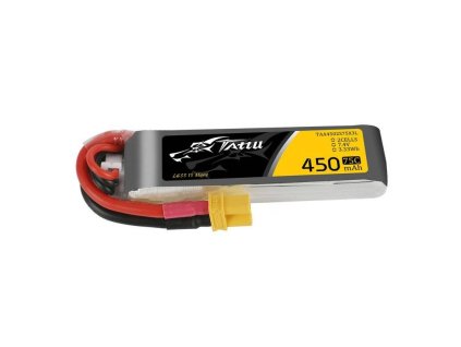 Akumulátor Tattu 450mAh 7,4V 75C 2S1P Long XT30