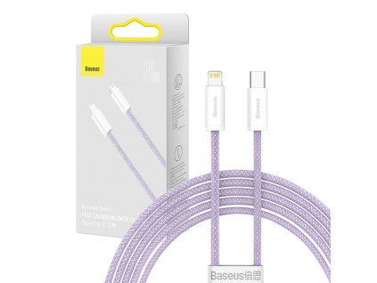 Kábel USB-C na Lightning Baseus Dynamic Series, 20 W, 2 m (fialový)