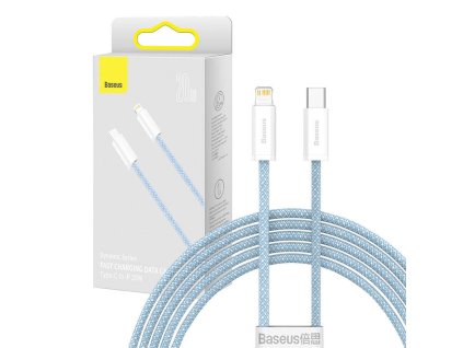 Kábel USB-C na Lightning Baseus Dynamic Series, 20 W, 2 m (modrý)
